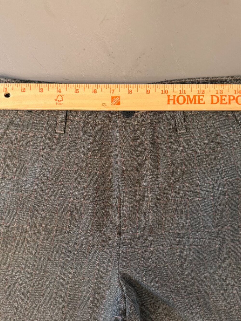 NWT PacSun Men's Brown Plaid Trouser Bootcut Pants Size 30 - Picture 10 of 15